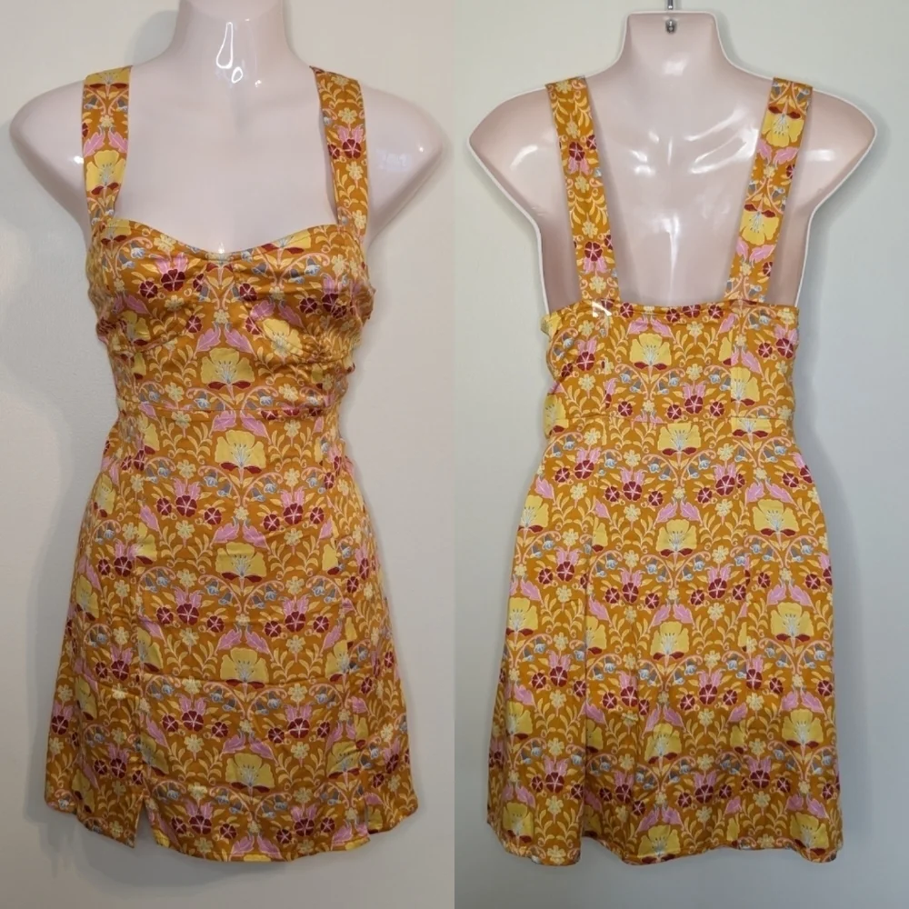 Free people Sasha printed mini dress small - Picture 5 of 12